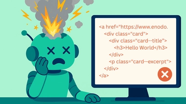 Robot explodes after reading bad code